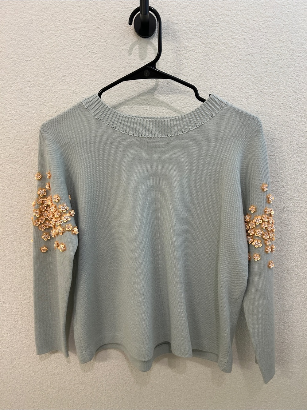 J. Crew Off-White Knit Sweater - Ribbed Neckline
